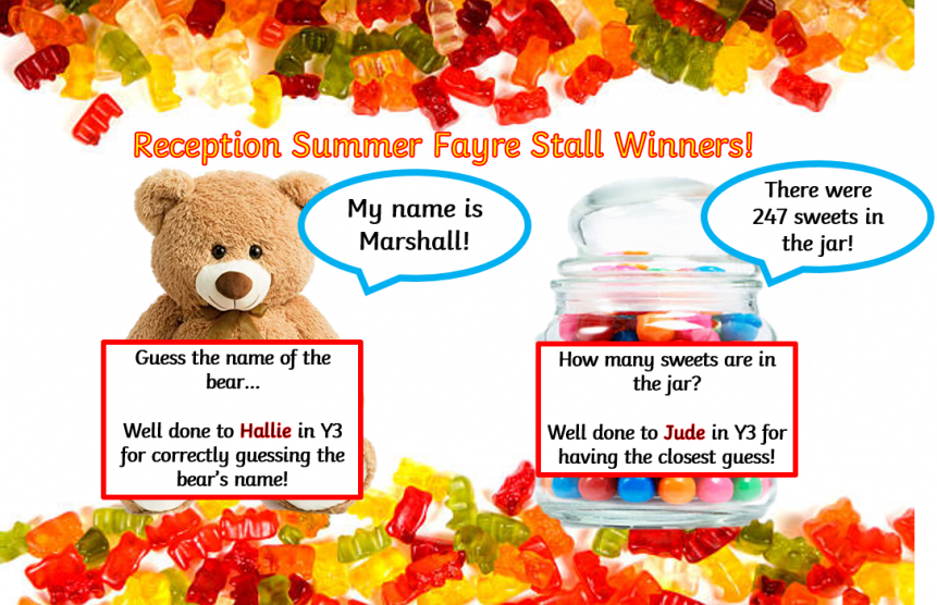 Reception Stall Summer Fayre Winners