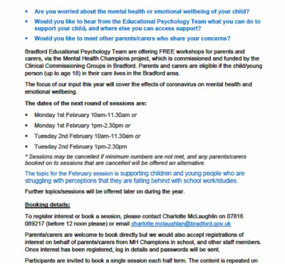 Parent flyer