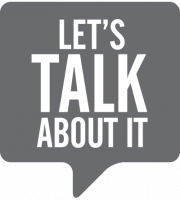 lets talk about it logo