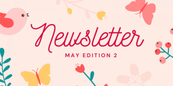 Pink Floral Newsletter Email Header 